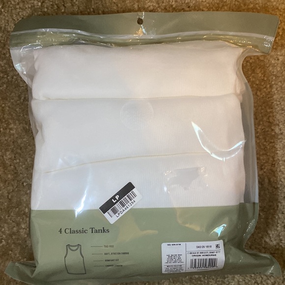 Goodfellow & Co Shirts Hanes White Classic Tanks 4pack Poshmark